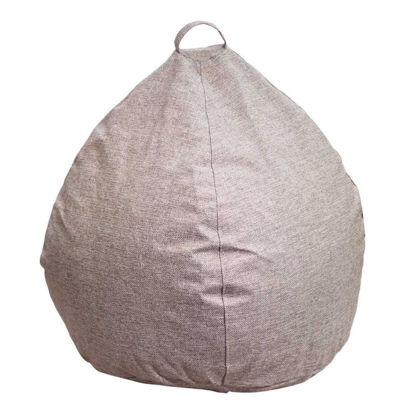 Funda Pouf Pera Gris Beige Omega 100x120x120-1