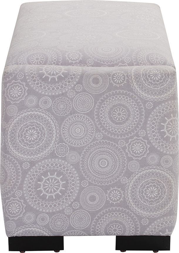 Banqueta con Baúl Leyzy Mándala Estampado 40X55X105 cm Máxima Design -4