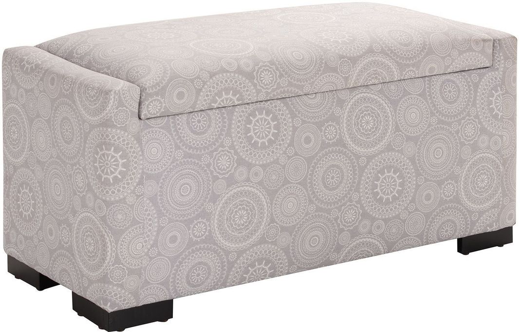 Banqueta con Baúl Leyzy Mándala Estampado 40X55X105 cm Máxima Design -1