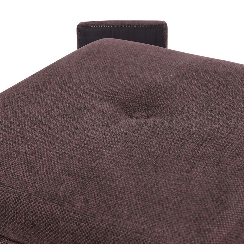Pouf Emilia con Baúl Café Moro Omega 45x45x46 cm Máxima Design-3