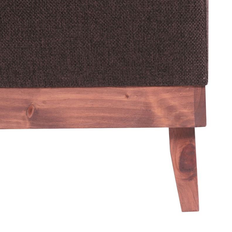 Pouf Emilia con Baúl Café Moro Omega 45x45x46 cm Máxima Design-5
