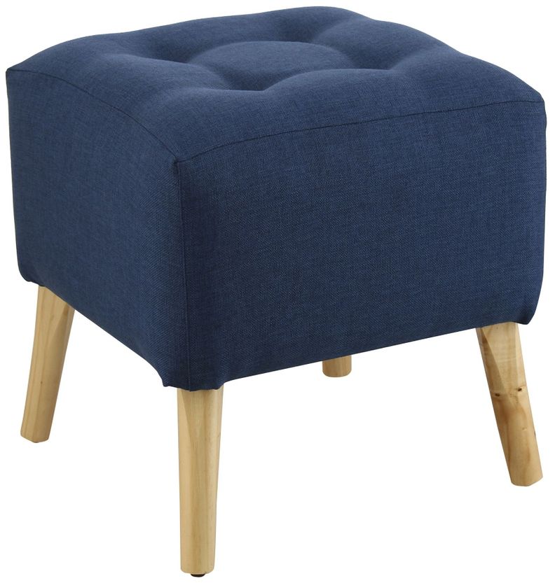 Pouf Alemania Azul Amalfi 42x42x43 cm Máxima Design-1