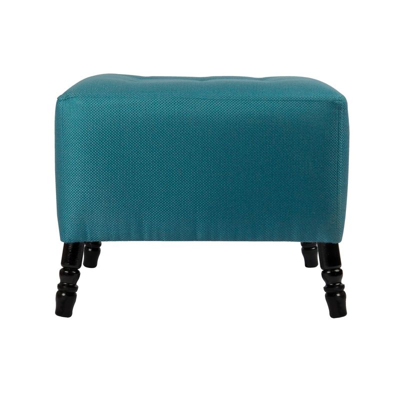 Pouf Alejandro Turquesa Omega 54x54x44 Máxima Design-0
