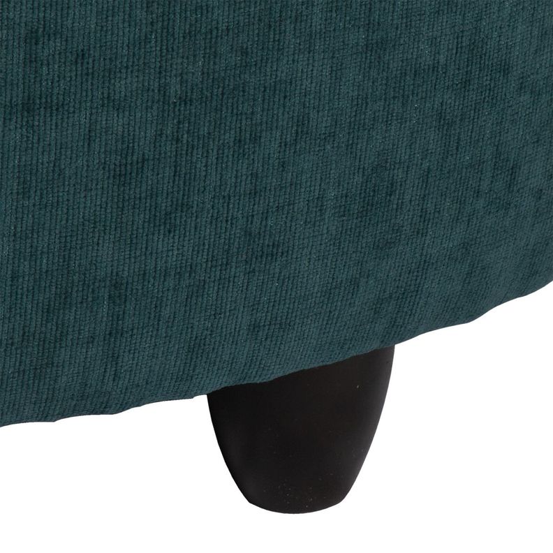Pouf Baúl Zoe Azul Petróleo Altea 60x60x50 cm Máxima Design-5