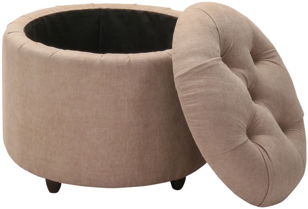 Pouf Baúl Zoe Arena Altea 60x60x50 Cm Máxima Design-1