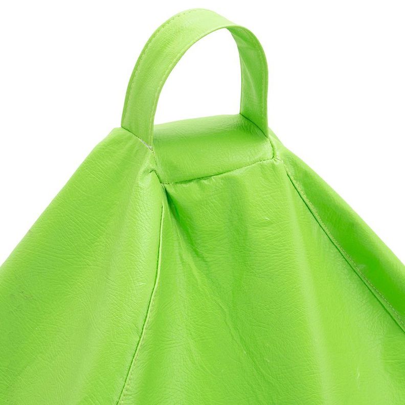 Pouf Pera Infantil Eco Cuero Verde 60x50x50 cm-1