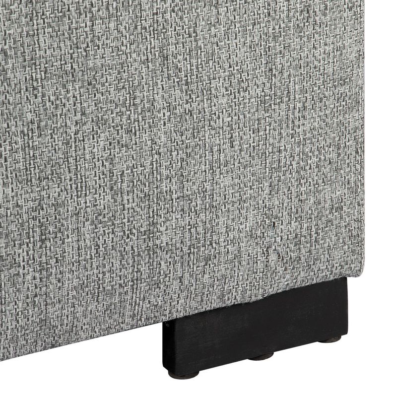 Banqueta con Baúl Leyzy Gris-Claro Omega 40X55X105 cm Máxima Design-4