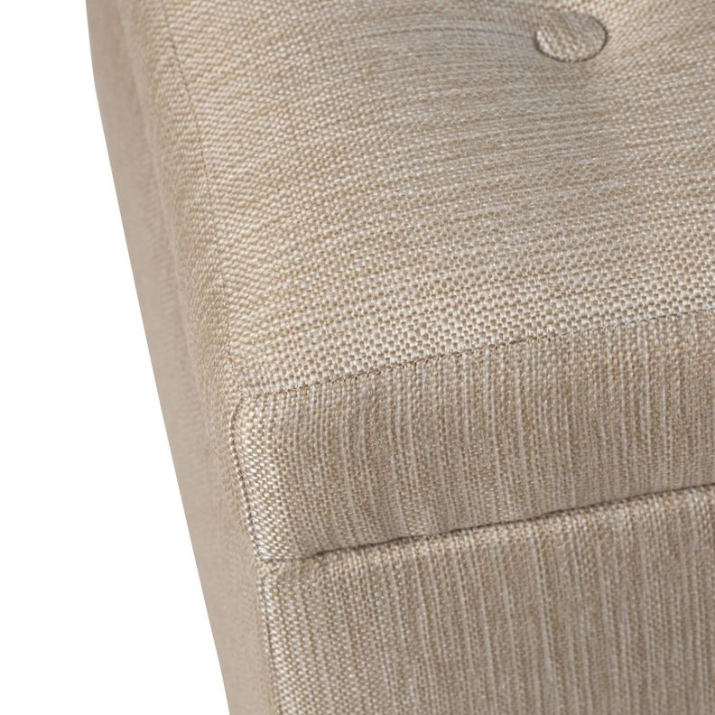 Pouf Baúl Rucato Beige Omega 46x46x50 cm Máxima Design-4