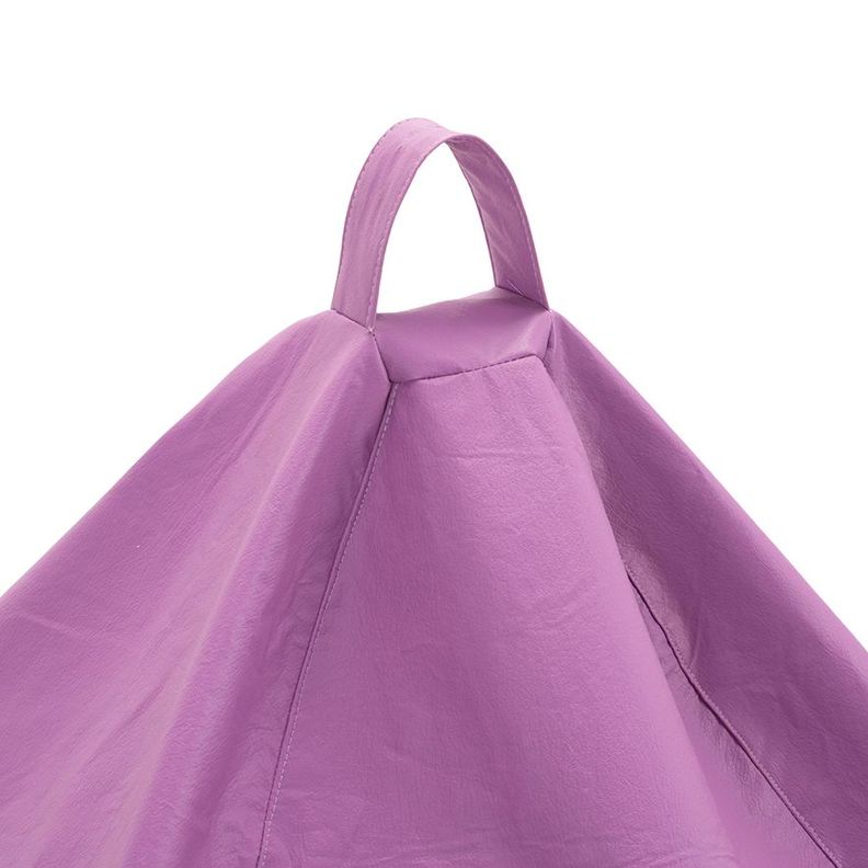 Pouf Pera Lila Eco Cuero 100x80x80 cm Máxima Desig-1