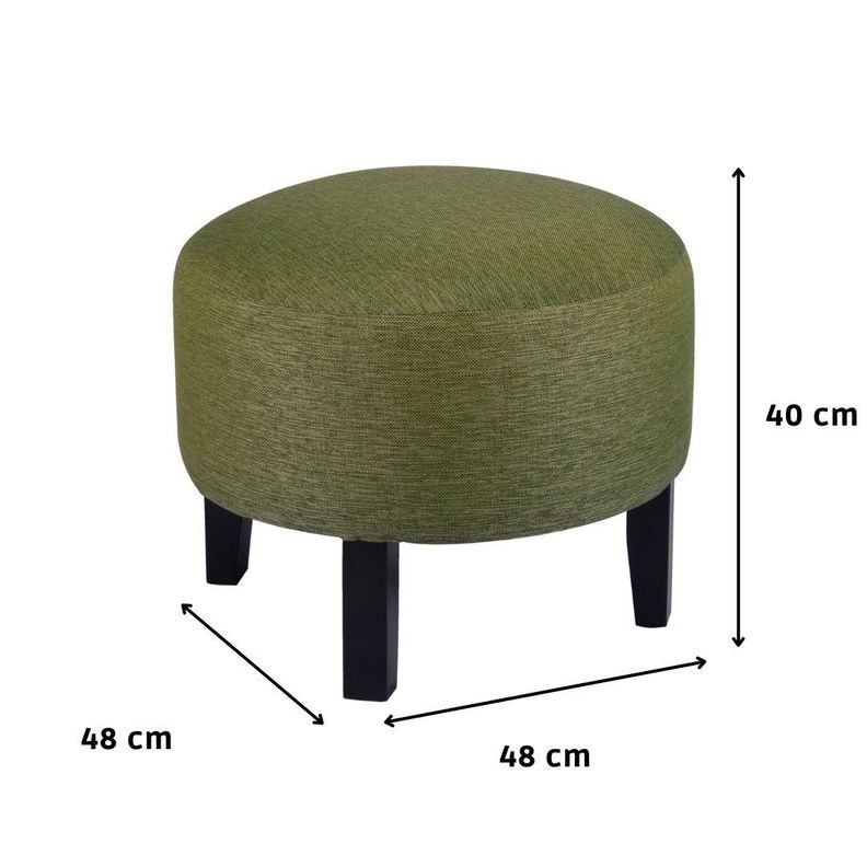 Pouf Jack Pistacho Omega 48x48x40 cm Máxima Design-3