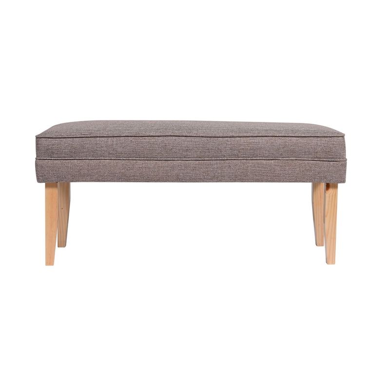 Banqueta Style Gris Beige Omega 100x40x40 cm Máxima Design-0