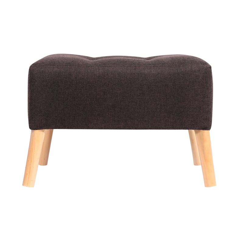 Pouf Petrum Café-Moro Omega 62x42x42 cm Máxima Design-0