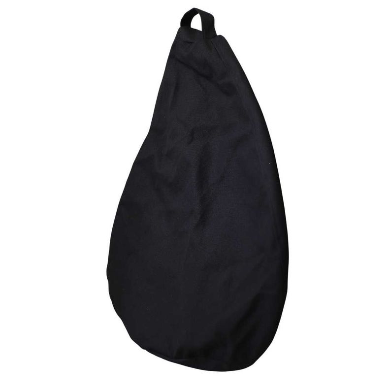 Funda Pouf Pera Negro Delta 100x120x120-0