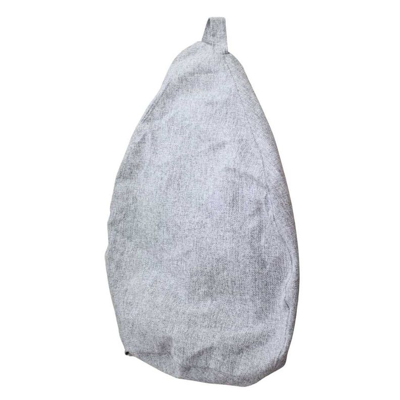 Funda Pouf Pera Gris omega 100x120x120-0