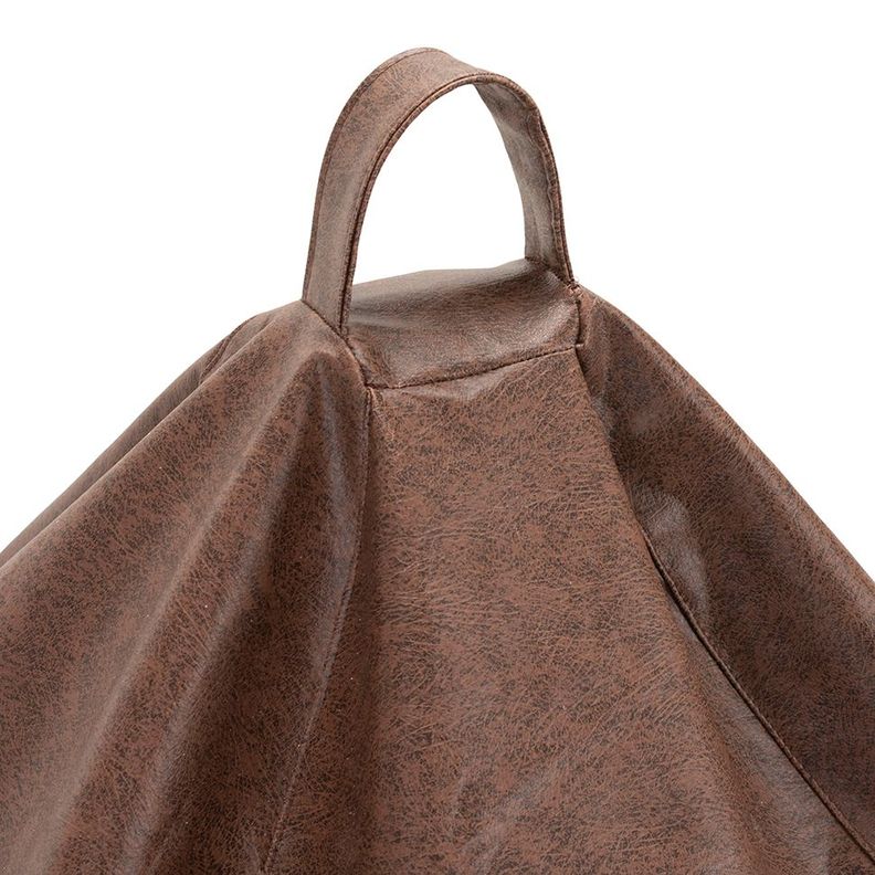 Pouf Pera Infantil Café Eco Cuero 60x50x50 cm -1