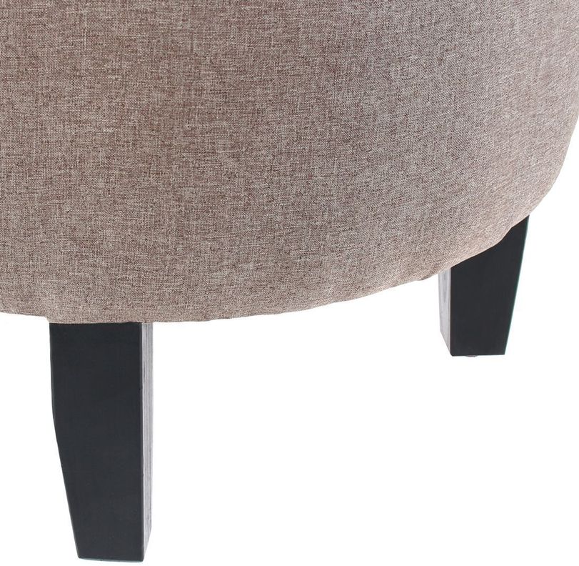 Pouf Jack Beige 48x48x40 cm de Máxima Design -4