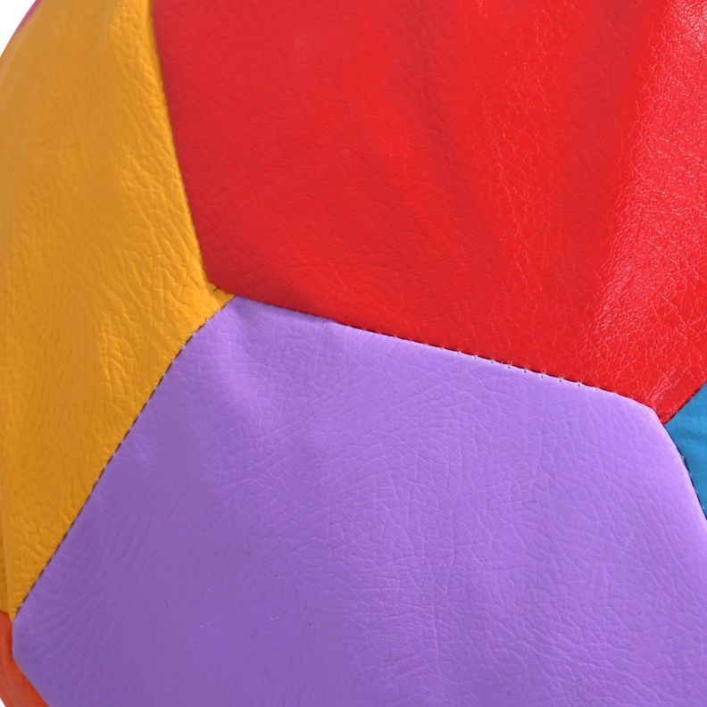Pouf Pera Infantil Multicolor Eco Cuero 50x50x50-1