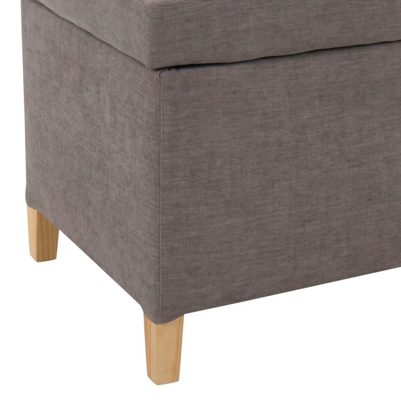 Pouf-Baúl Rucato Gris-Oscuro Altea 46x46x50 cm Máxima Design-4
