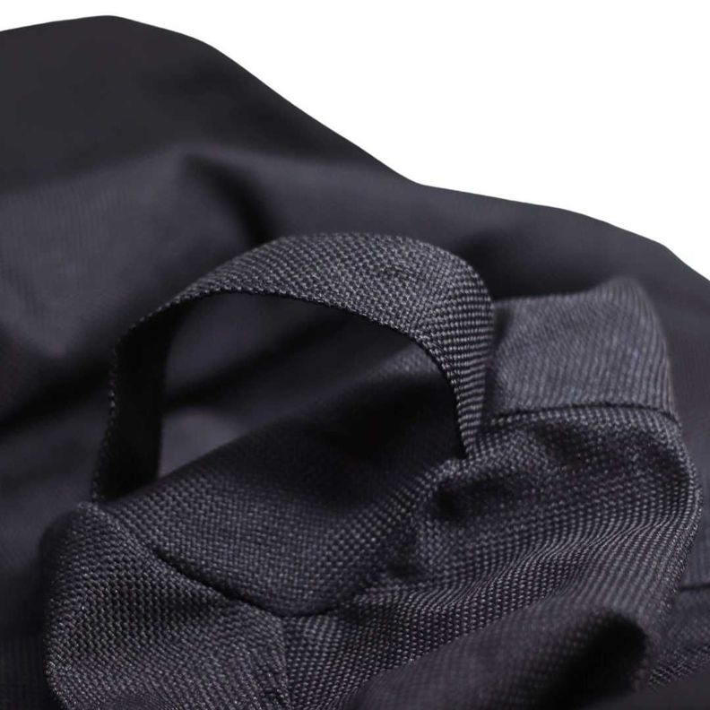 Funda Pouf Pera Infantil Negro Delta 60x50x50-1
