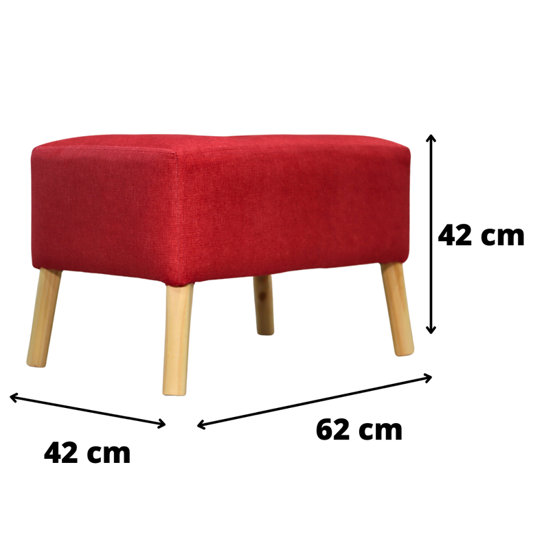 Pouf Petrum Sandia 62x42x42 cm Máxima Design-2