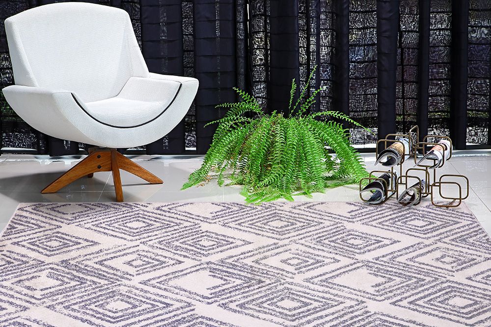 Alfombra Classic Angra Blanco Gris 066 x 120 cm-0