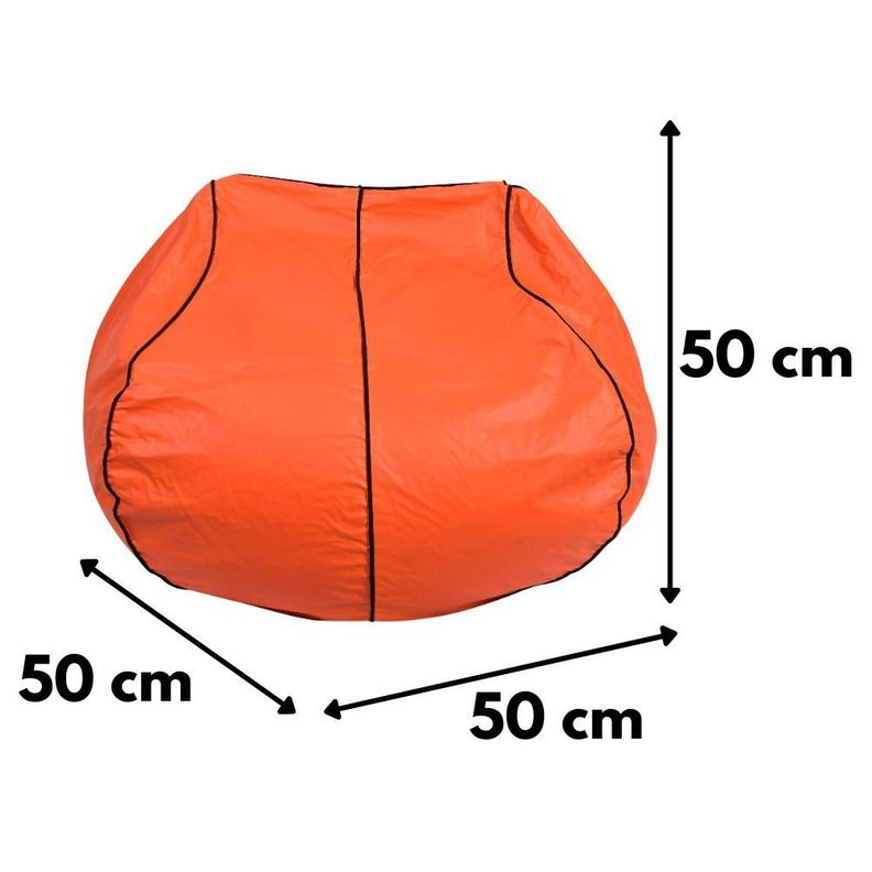 Pouf Pera Infantil Básquetbol Eco Cuero 50x50x50 cm Máxima Design-2