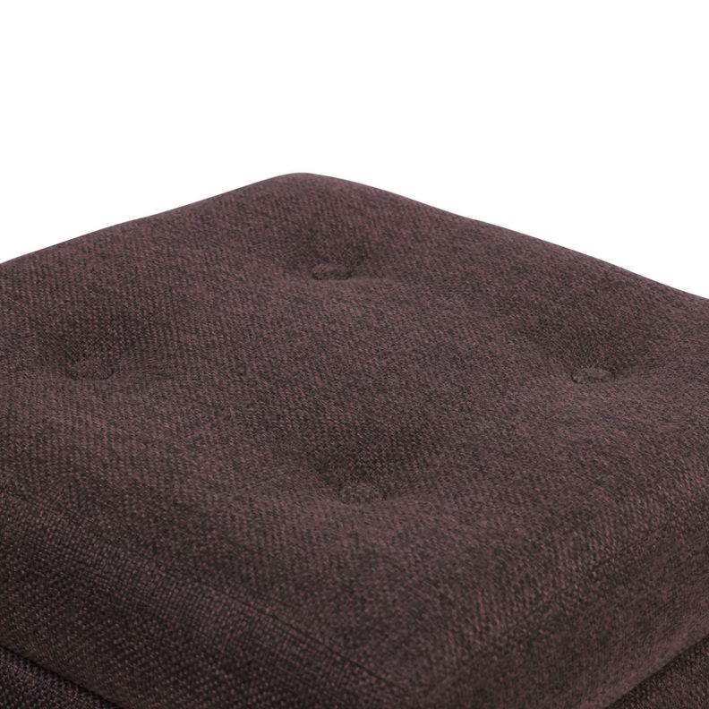 Pouf Baúl Rucato Café Moro Omega 46x46x50 cm Máxima Design-5