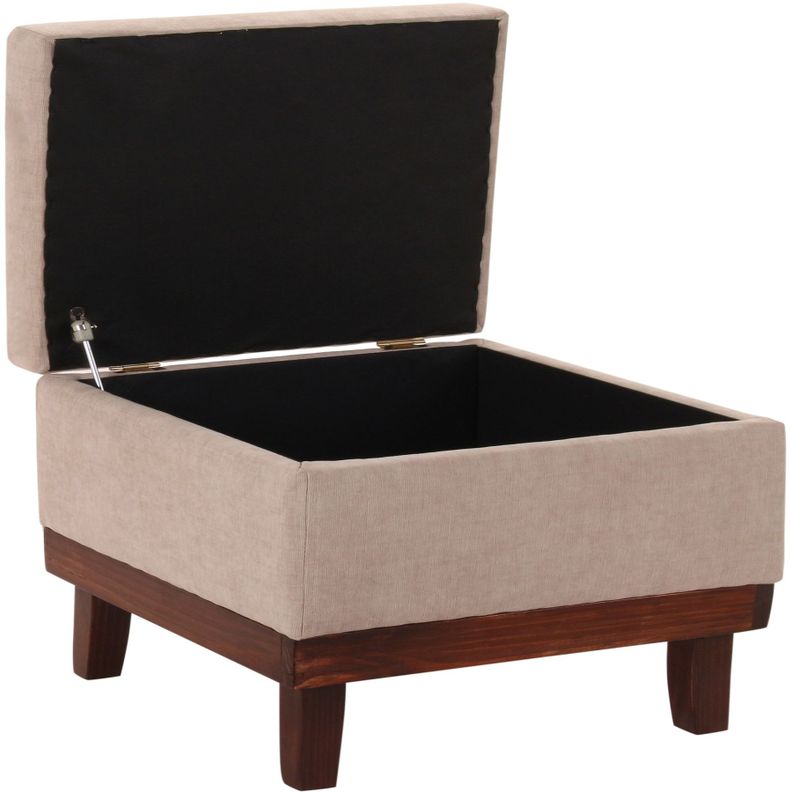 Pouf Baúl Emilia  Arena Altea 45x45x46 Cm Máxima Design-2