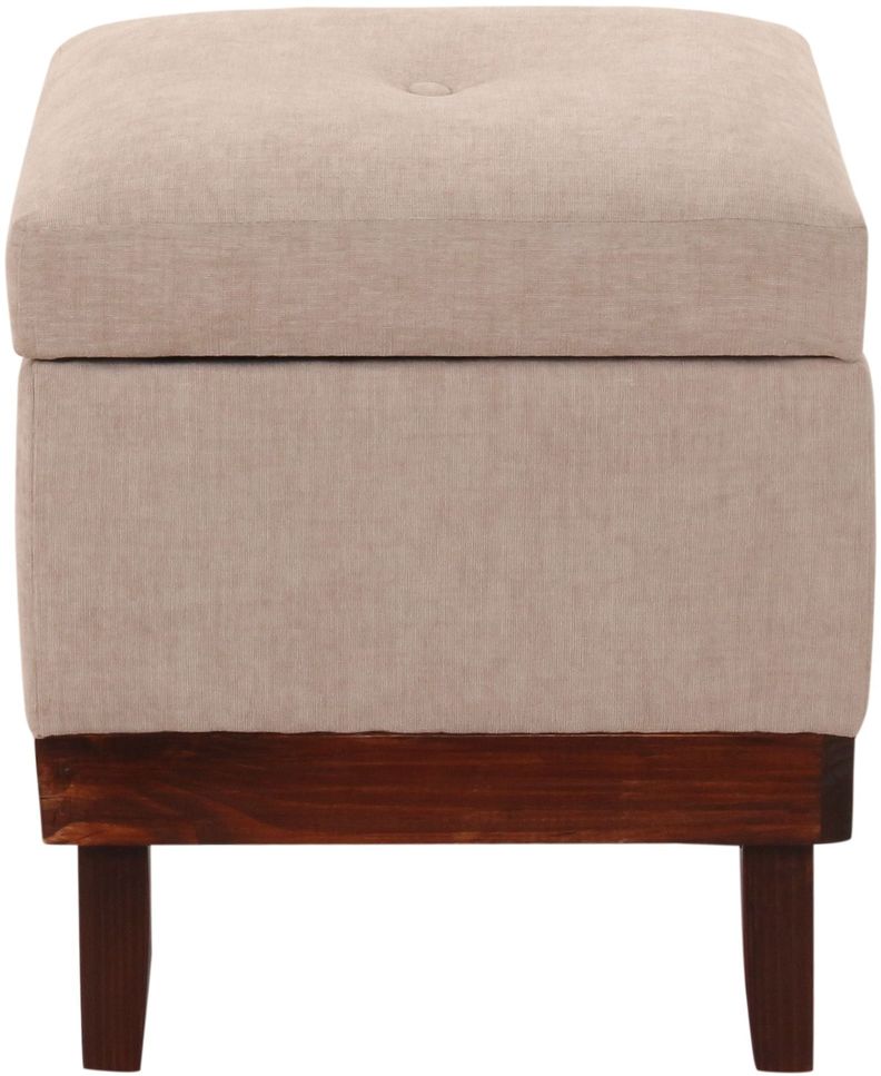 Pouf Baúl Emilia  Arena Altea 45x45x46 Cm Máxima Design-1