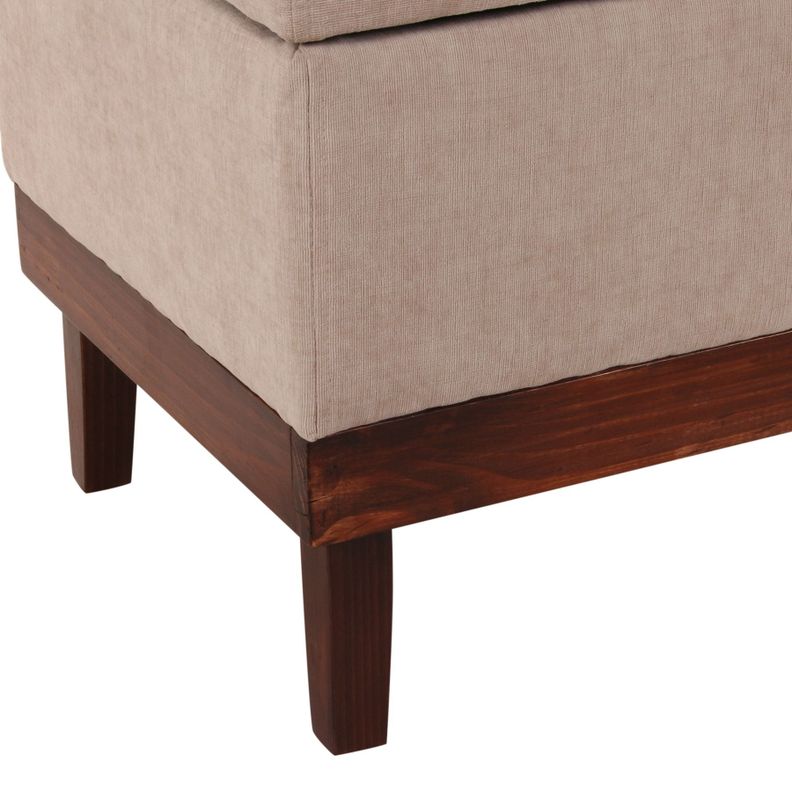 Pouf Baúl Emilia  Arena Altea 45x45x46 Cm Máxima Design-4