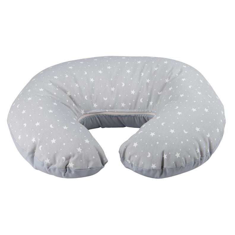 Cojín Lactancia Estrella Gris Textil 50x40x20 cm-0