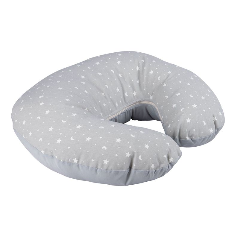 Cojín Lactancia Estrella Gris Textil 50x40x20 cm-1