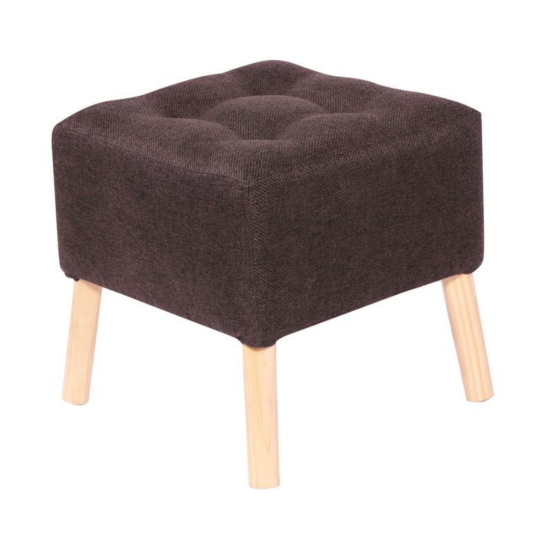 Pouf Alemania Café Moro Omega 42x42x43 cm Máxima Design-1