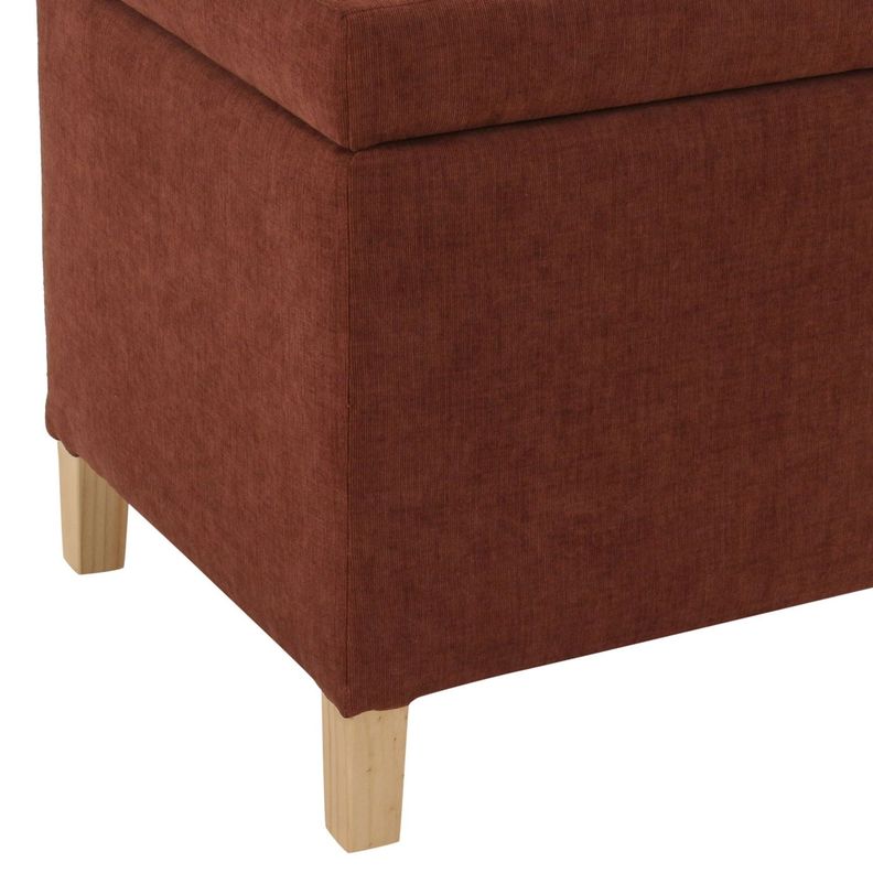 Pouf Baúl Rucato Chocolate Altea 46x46x50 cm Máxima Design-5