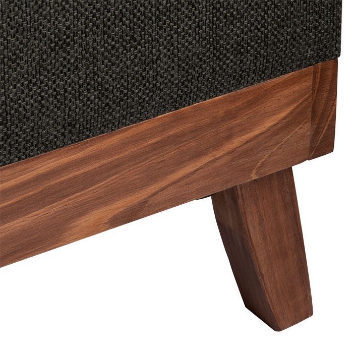 Banqueta con Baúl Incy Grafito Omega 120x40x50 cm Máxima Design-5