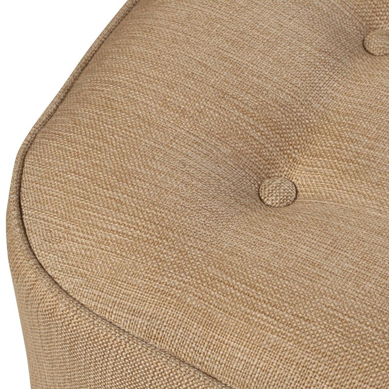 Pouf Máxima Beige Omega 55x45x45 cm Máxima Design-3