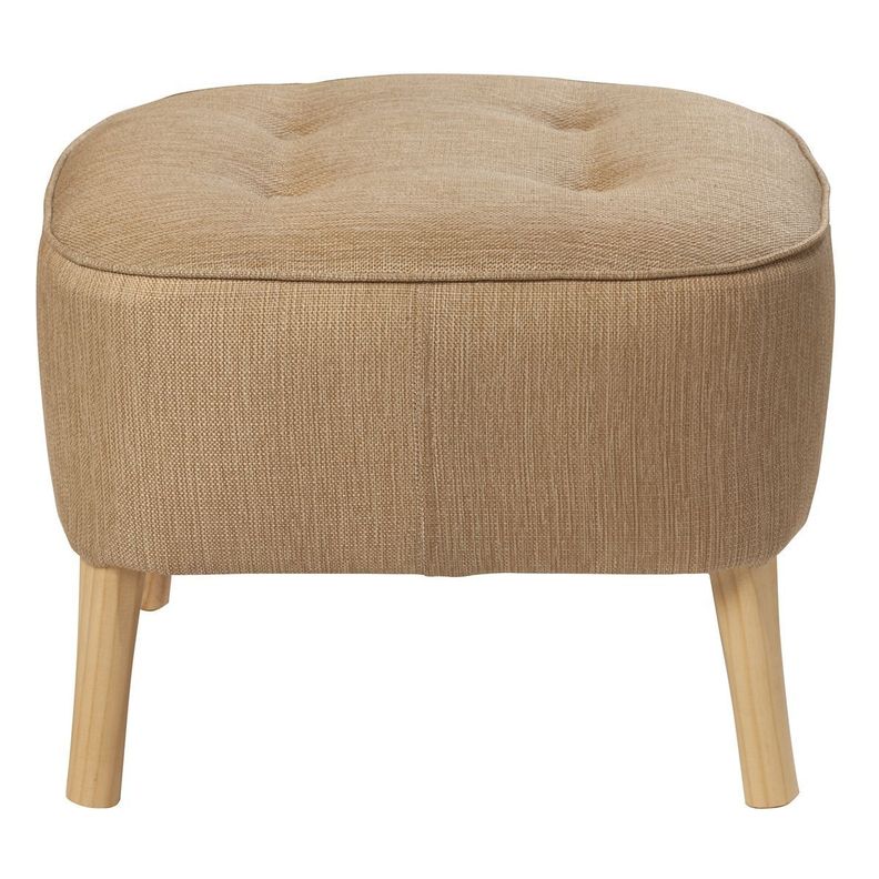 Pouf Máxima Beige Omega 55x45x45 cm Máxima Design-0