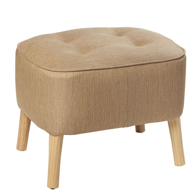 Pouf Máxima Beige Omega 55x45x45 cm Máxima Design-1