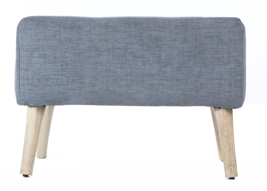 Pouf Petrum Gris-Claro Altea 62x42x42 cm Máxima Design-4