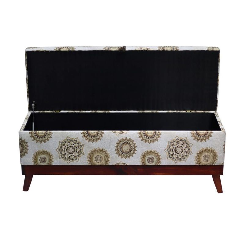 Banqueta Baúl Incy Estampado Mándala Estrella -1