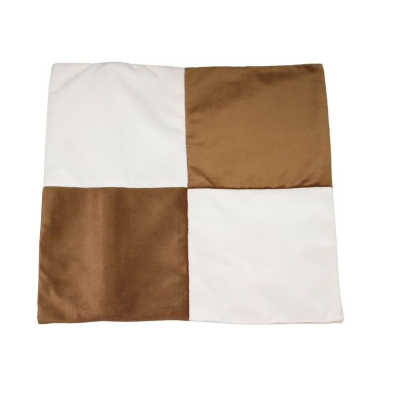 Funda Cojín Gabriela Café Blanco Altea 50x50 cm-0