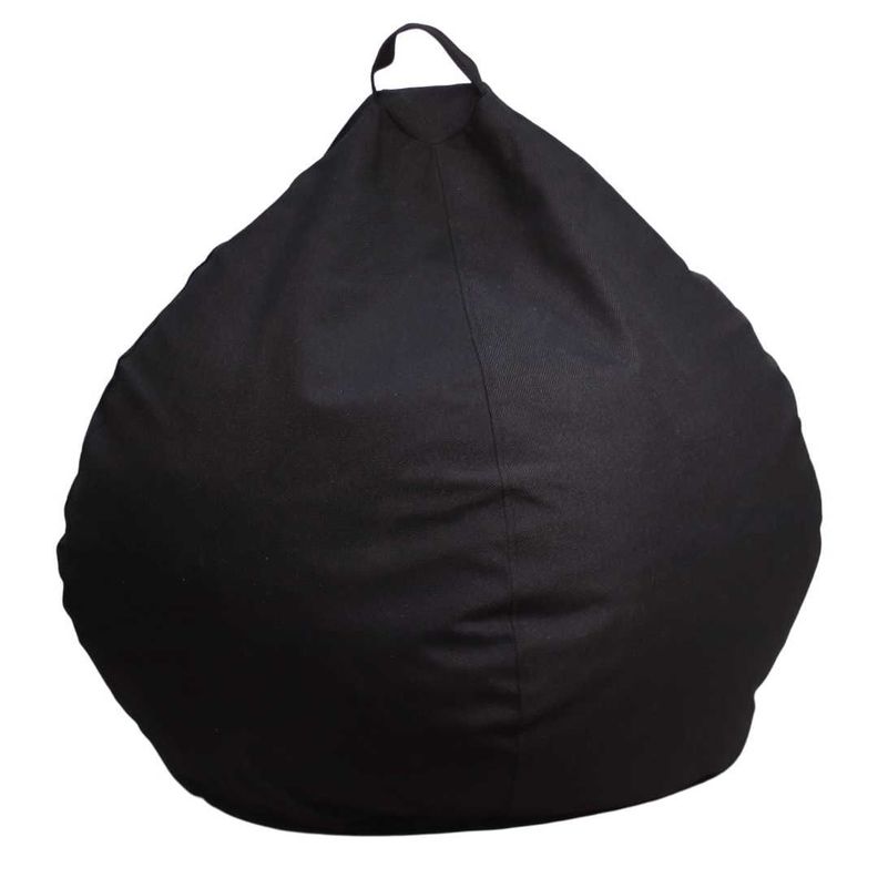 Pouf Pera Negro Delta 100x80x80 Máxima Design-0