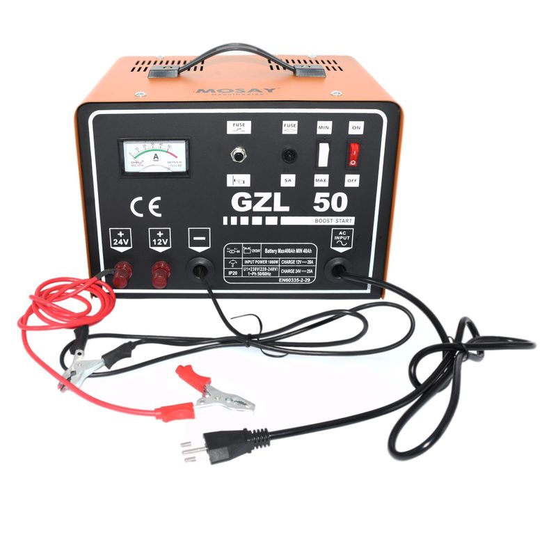 Cargador De Bateria 12V/24V Mosay GZL 50-0