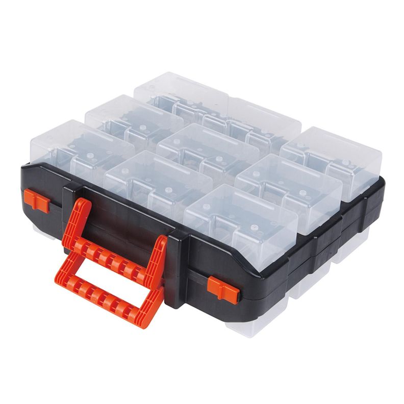 Organizador Plastico Doble Tipo Maleta Tactix 320602-0