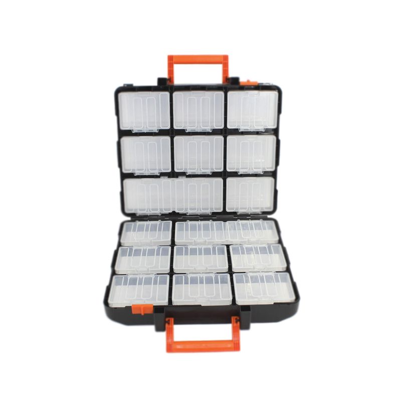 Organizador Plastico Doble Tipo Maleta Tactix 320602-1