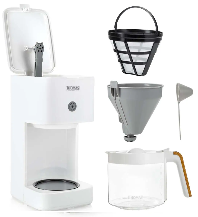 Cafetera de filtro THOMAS TH 134b 900 Watts Blanco