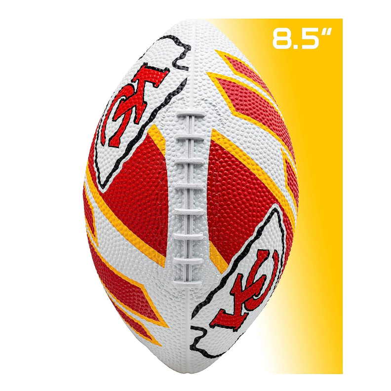 Balón Fútbol Americano Franklin Sports NFL Team Chiefs 22 cm-1