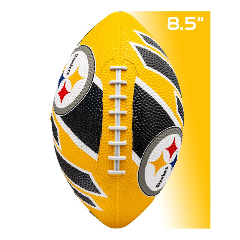 Balón Fútbol Americano Franklin Sports NFL Team Steelers 22 cm-1