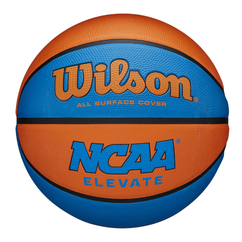Balón Basketball Wilson NCAA Elevate Tamaño 5 Royal Orange-0