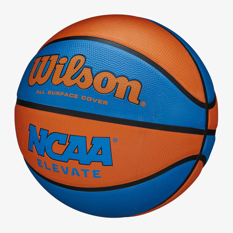 Balón Basketball Wilson NCAA Elevate Tamaño 5 Royal Orange-2